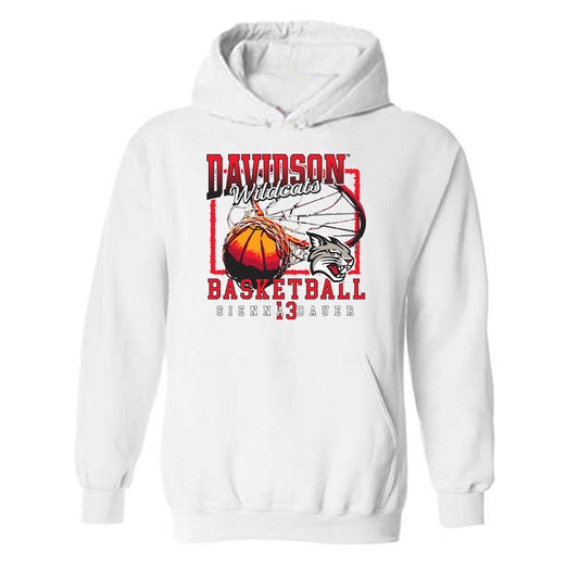 Davidson - NCAA Women's Basketball : Sienna Dauer - Classic Fashion Shersey Hooded Sweatshirt