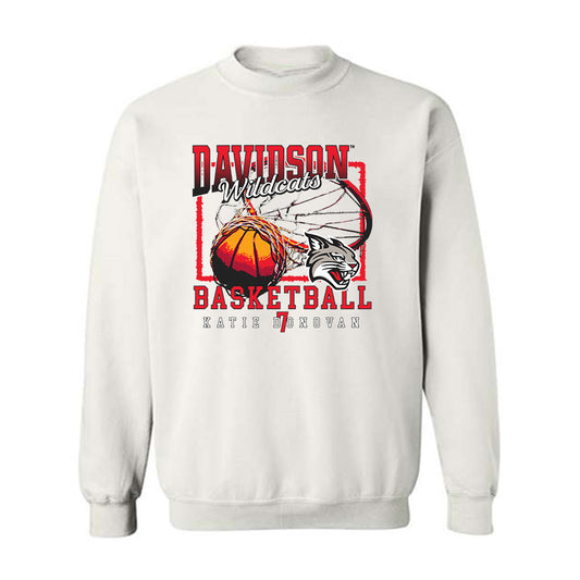 Davidson - NCAA Women's Basketball : Katie Donovan - Classic Fashion Shersey Crewneck Sweatshirt-0