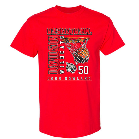 Davidson - NCAA Men's Basketball : John Nowland - Classic Fashion Shersey T-Shirt-0