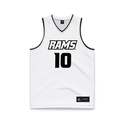 VCU - NCAA Men's Basketball : Jordann Dumont - White Basketball Jersey-0