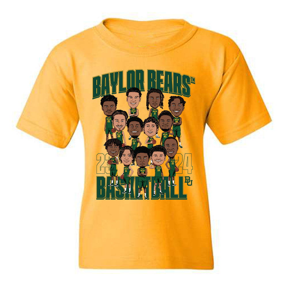 Baylor - NCAA Men's Basketball : Youth T-Shirt Team Caricature