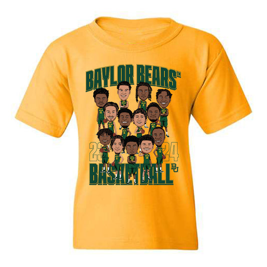 Baylor - NCAA Men's Basketball : Youth T-Shirt Team Caricature