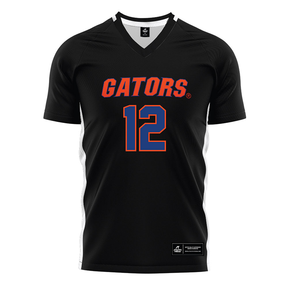 Florida - NCAA Women's Soccer : Charlotte Grim - Black Soccer Jersey-0