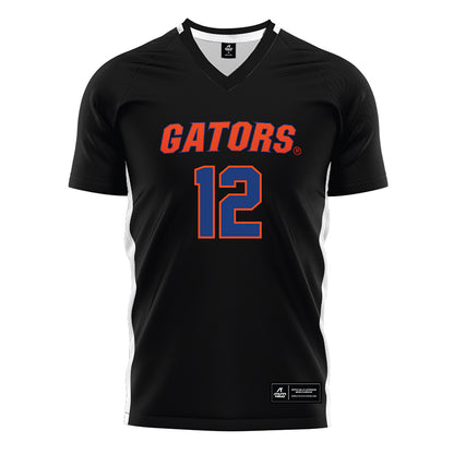 Florida - NCAA Women's Soccer : Charlotte Grim - Black Soccer Jersey-0
