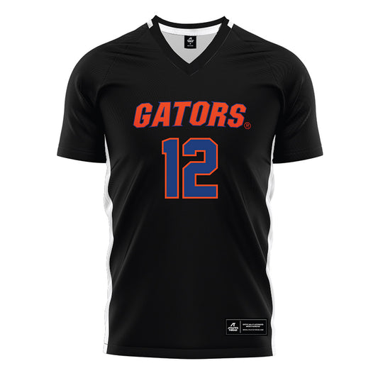 Florida - NCAA Women's Soccer : Charlotte Grim - Black Soccer Jersey-0