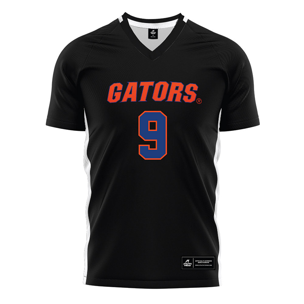 Florida - NCAA Women's Soccer : Addy Hess - Black Soccer Jersey-0