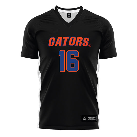 Florida - NCAA Women's Soccer : Courtney Hogan - Black Soccer Jersey-0