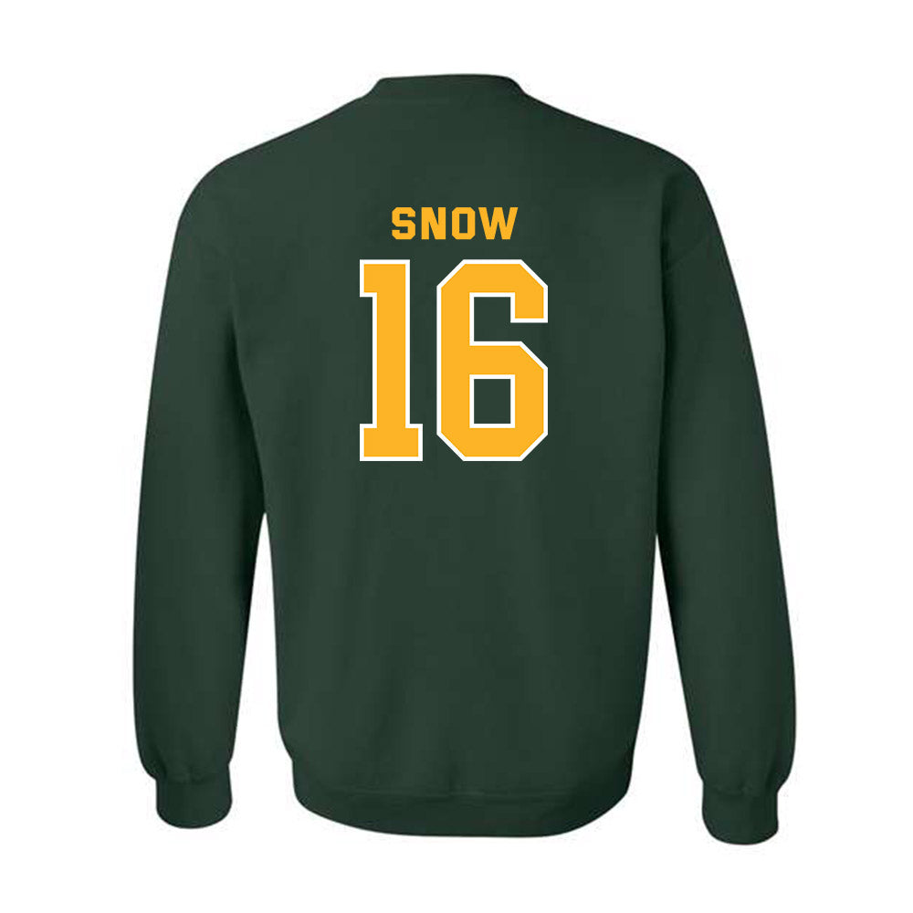 Baylor - NCAA Baseball : Hunter Snow - Classic Fashion Shersey Crewneck Sweatshirt-1