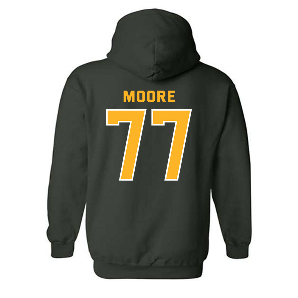 Baylor - NCAA Football : Logan Moore - Classic Fashion Shersey Hooded Sweatshirt-1