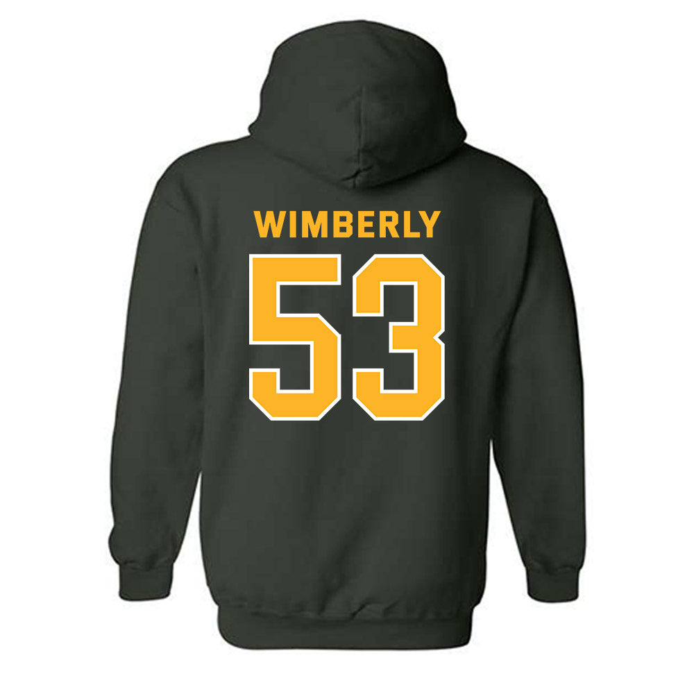 Baylor - NCAA Football : Daemian Wimberly - Classic Fashion Shersey Hooded Sweatshirt-1
