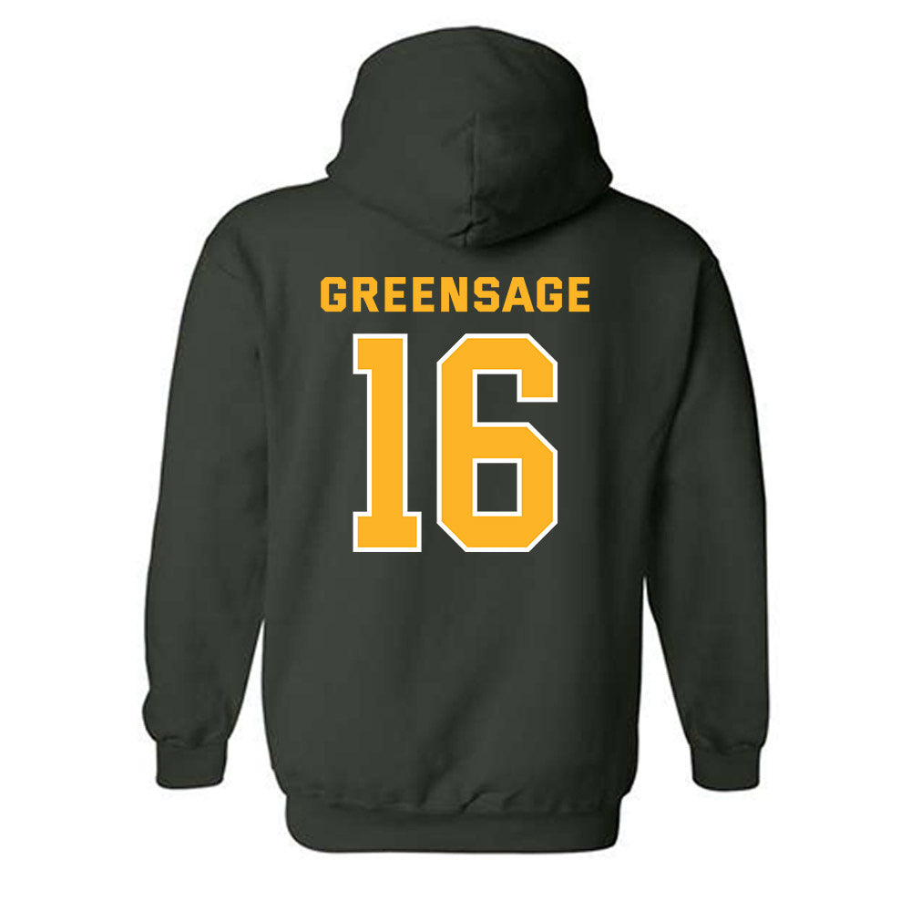 Baylor - NCAA Women's Soccer : Tatum Greensage - Classic Fashion Shersey Hooded Sweatshirt-1