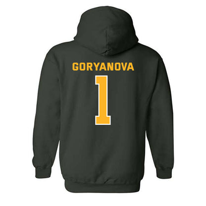 Baylor - NCAA Women's Basketball : Ines Goryanova - Classic Fashion Shersey Hooded Sweatshirt-1