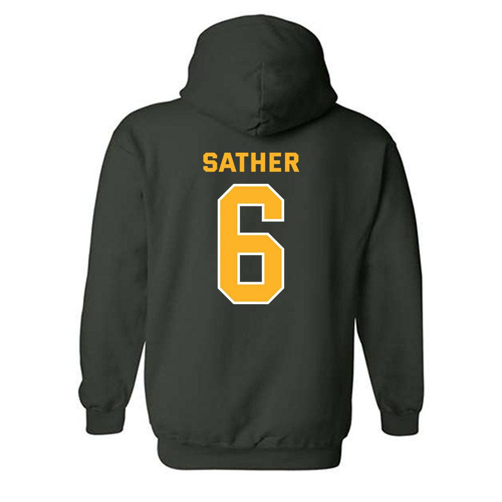 Baylor - NCAA Women's Soccer : Noelle Sather - Classic Fashion Shersey Hooded Sweatshirt-1