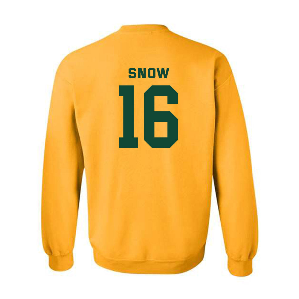 Baylor - NCAA Baseball : Hunter Snow - Classic Fashion Shersey Crewneck Sweatshirt-1
