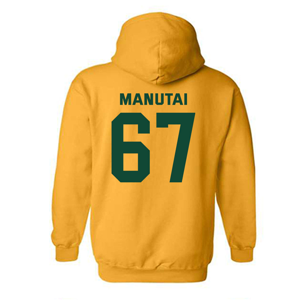 Baylor - NCAA Football : Aleki Manutai - Classic Fashion Shersey Hooded Sweatshirt-1