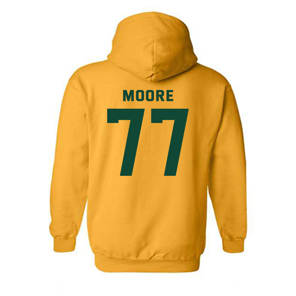 Baylor - NCAA Football : Logan Moore - Classic Fashion Shersey Hooded Sweatshirt-1