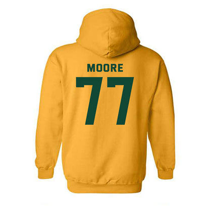 Baylor - NCAA Football : Logan Moore - Classic Fashion Shersey Hooded Sweatshirt-1