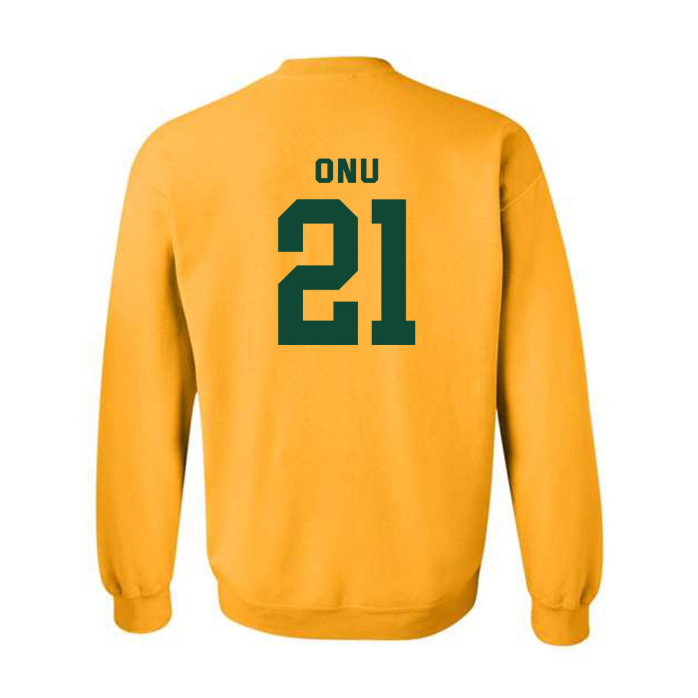 Baylor - NCAA Football : Bo Onu - Classic Fashion Shersey Crewneck Sweatshirt-1