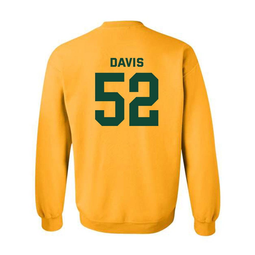 Baylor - NCAA Football : Ryan Davis - Classic Fashion Shersey Crewneck Sweatshirt-1