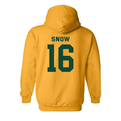 Baylor - NCAA Baseball : Hunter Snow - Classic Fashion Shersey Hooded Sweatshirt-1