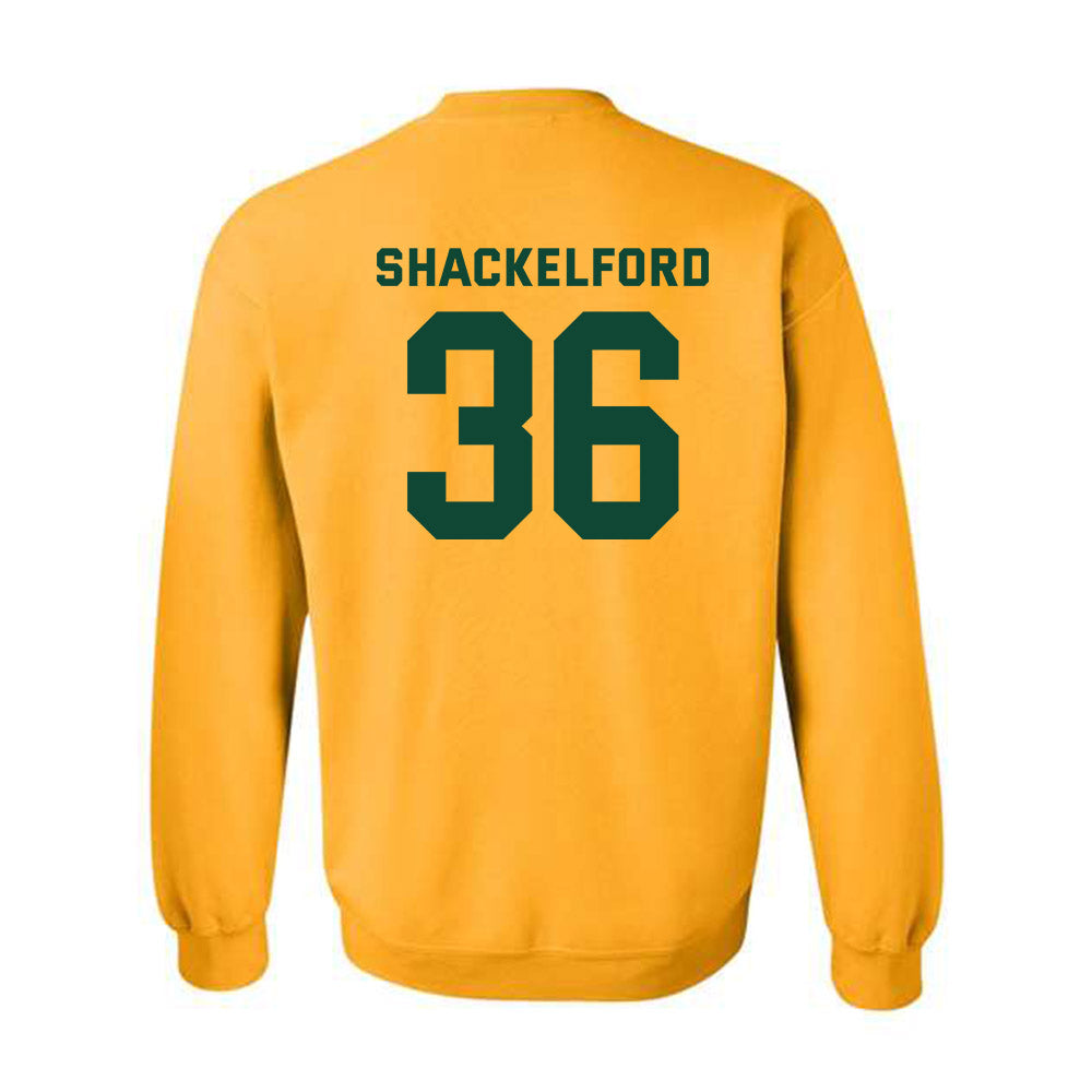 Baylor - NCAA Football : Ryne Shackelford - Classic Fashion Shersey Crewneck Sweatshirt-1