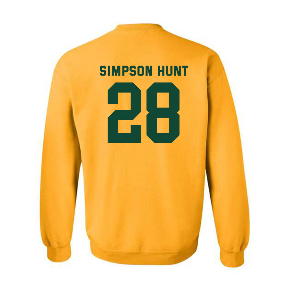 Baylor - NCAA Football : Calvin Simpson Hunt - Classic Fashion Shersey Crewneck Sweatshirt-1