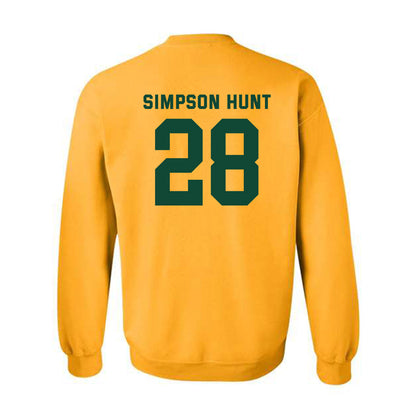 Baylor - NCAA Football : Calvin Simpson Hunt - Classic Fashion Shersey Crewneck Sweatshirt-1