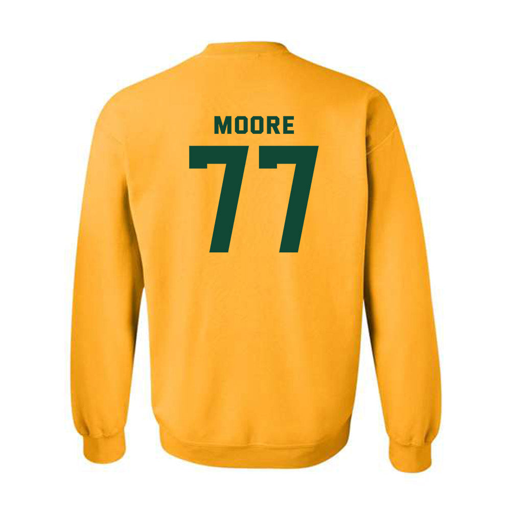 Baylor - NCAA Football : Logan Moore - Classic Fashion Shersey Crewneck Sweatshirt-1