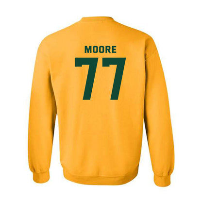 Baylor - NCAA Football : Logan Moore - Classic Fashion Shersey Crewneck Sweatshirt-1