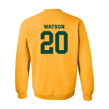 Baylor - NCAA Football : Jacorey Watson - Classic Fashion Shersey Crewneck Sweatshirt-1