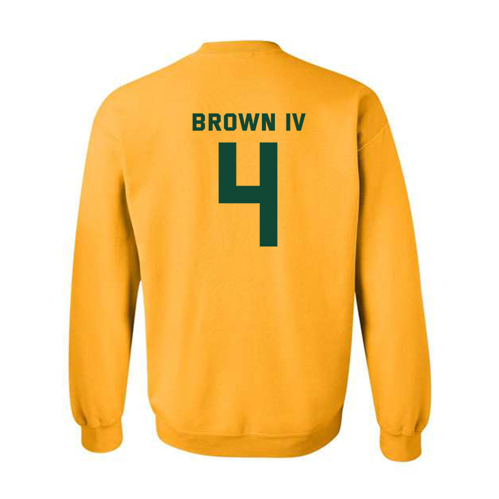 Baylor - NCAA Football : Louis Brown IV - Classic Fashion Shersey Crewneck Sweatshirt-1