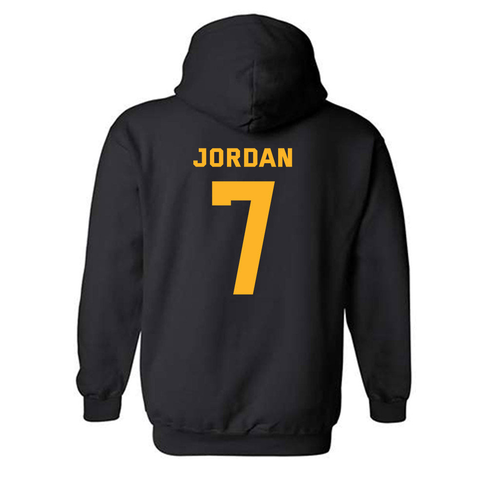 Baylor - NCAA Football : Devon Jordan - Classic Shersey Hooded Sweatshirt-1