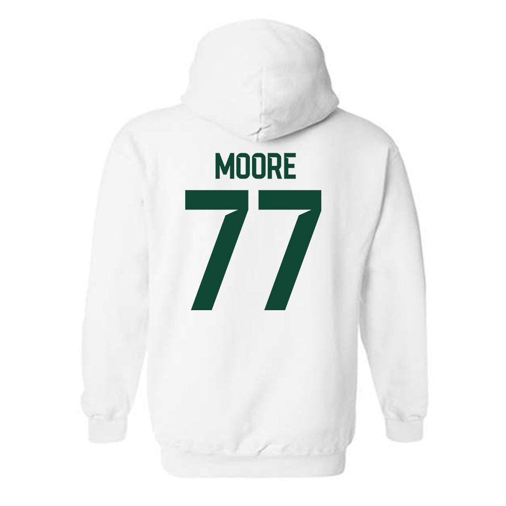 Baylor - NCAA Football : Logan Moore - Classic Shersey Hooded Sweatshirt-1