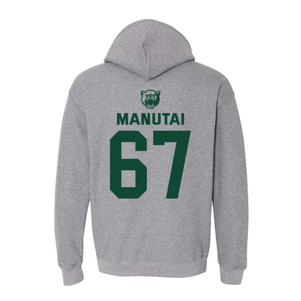 Baylor - NCAA Football : Aleki Manutai - Classic Shersey Hooded Sweatshirt-1