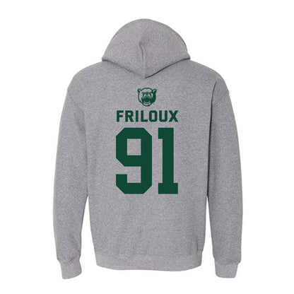 Baylor - NCAA Football : Adonis Friloux - Classic Shersey Hooded Sweatshirt-1
