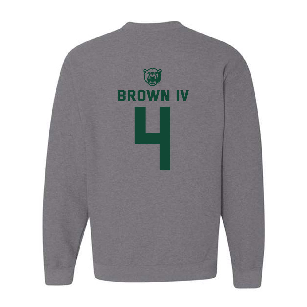 Baylor - NCAA Football : Louis Brown IV - Classic Shersey Crewneck Sweatshirt-1