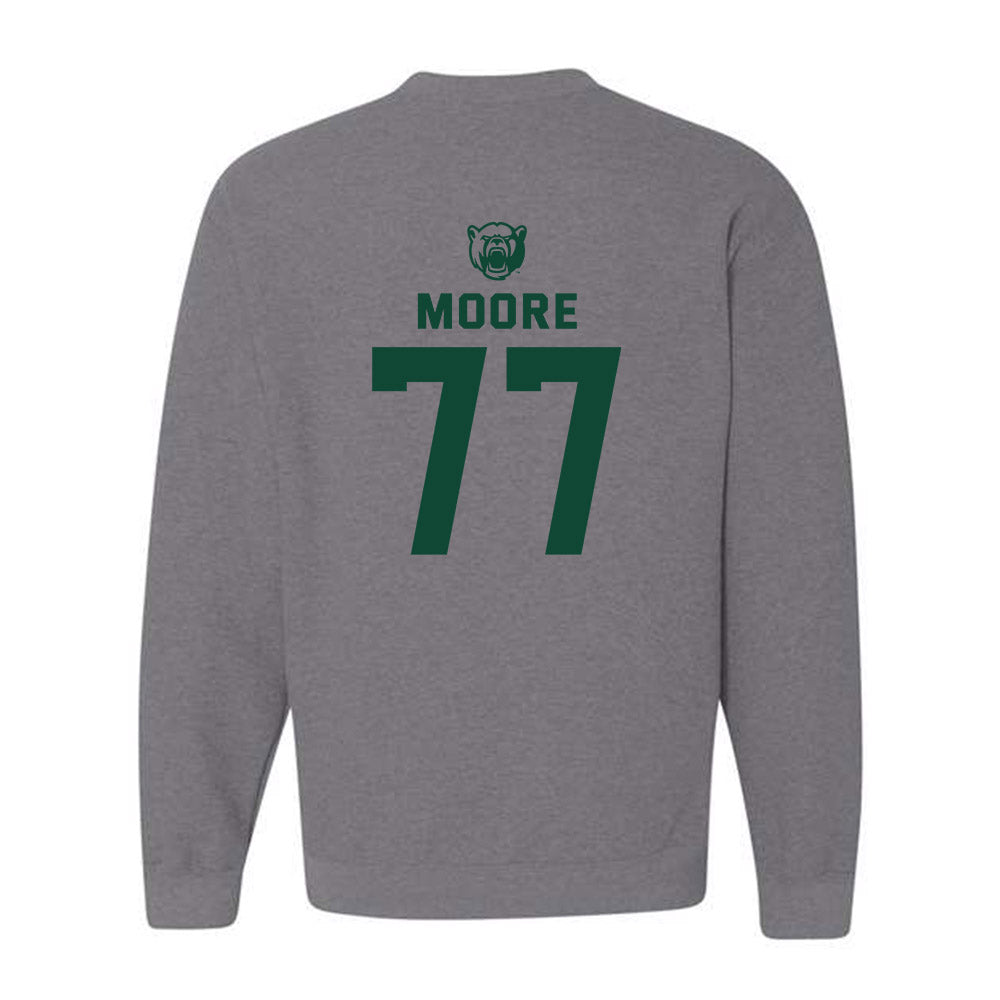 Baylor - NCAA Football : Logan Moore - Classic Shersey Crewneck Sweatshirt-1