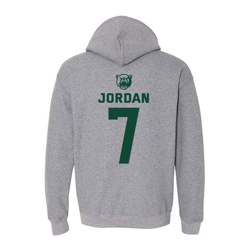 Baylor - NCAA Football : Devon Jordan - Classic Shersey Hooded Sweatshirt-1