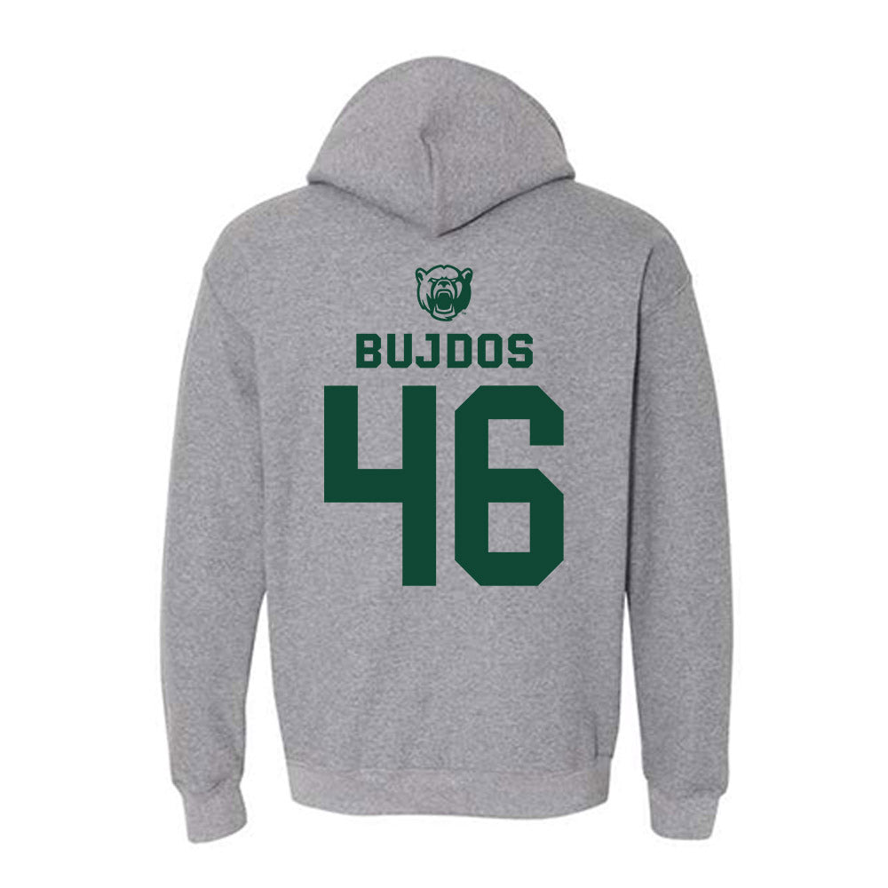Baylor - NCAA Acrobatics & Tumbling : PJ Bujdos - Classic Shersey Hooded Sweatshirt-1