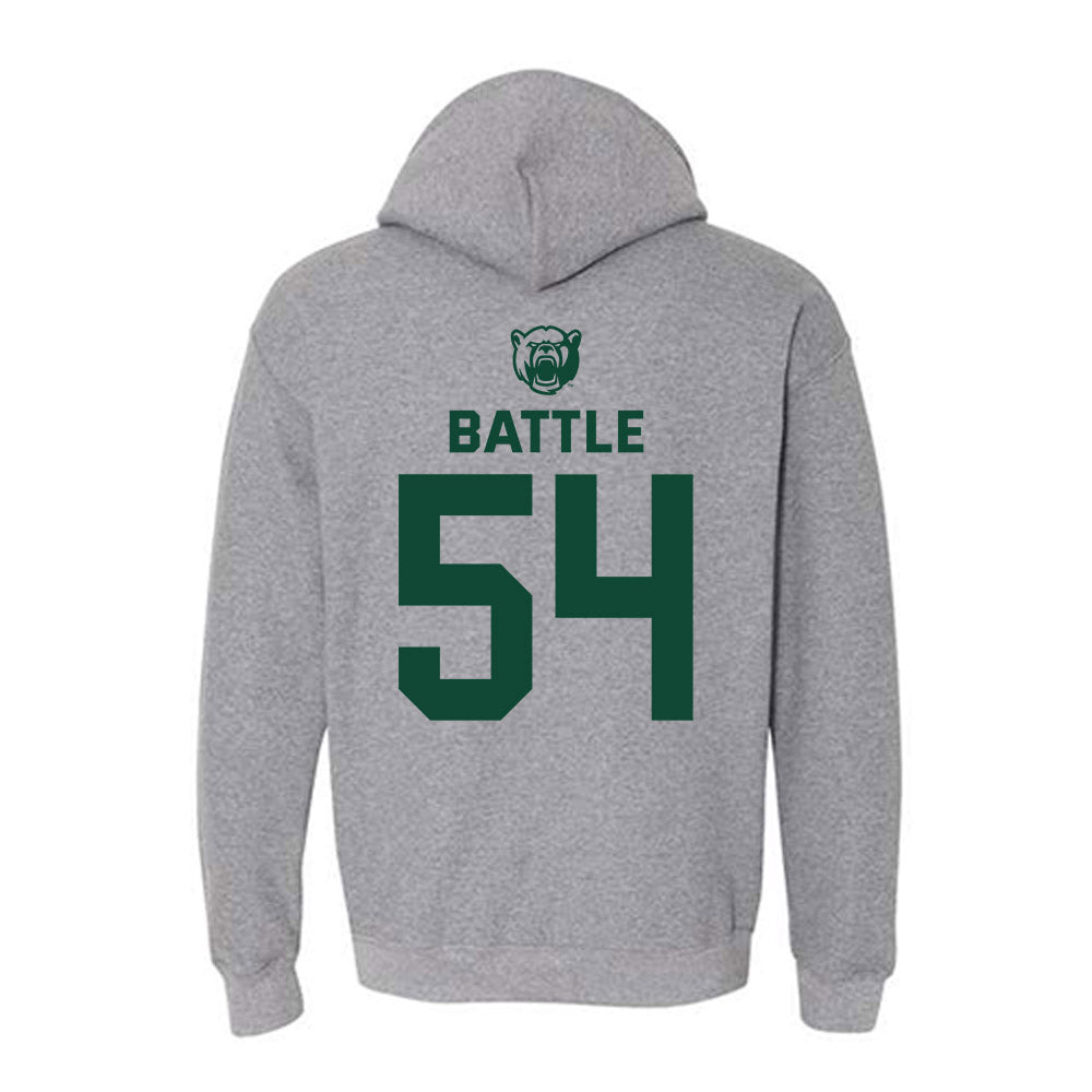 Baylor - NCAA Football : Jaelin Battle - Classic Shersey Hooded Sweatshirt-1