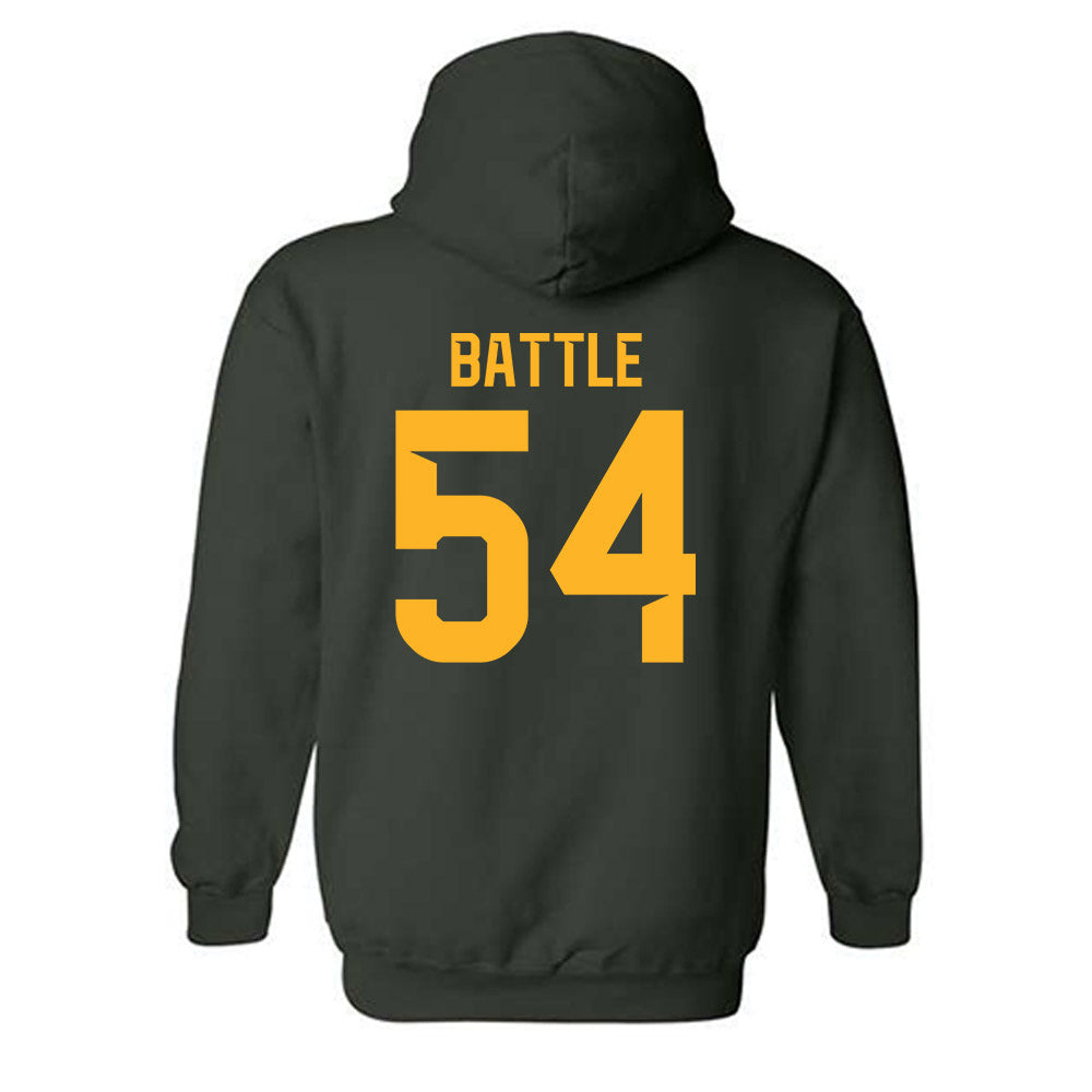 Baylor - NCAA Football : Jaelin Battle - Classic Shersey Hooded Sweatshirt-1
