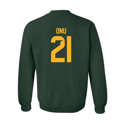 Baylor - NCAA Football : Bo Onu - Classic Shersey Crewneck Sweatshirt-1