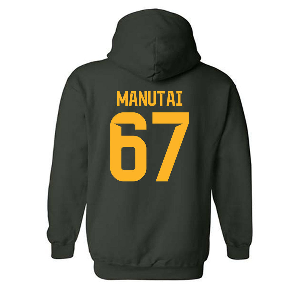 Baylor - NCAA Football : Aleki Manutai - Classic Shersey Hooded Sweatshirt-1