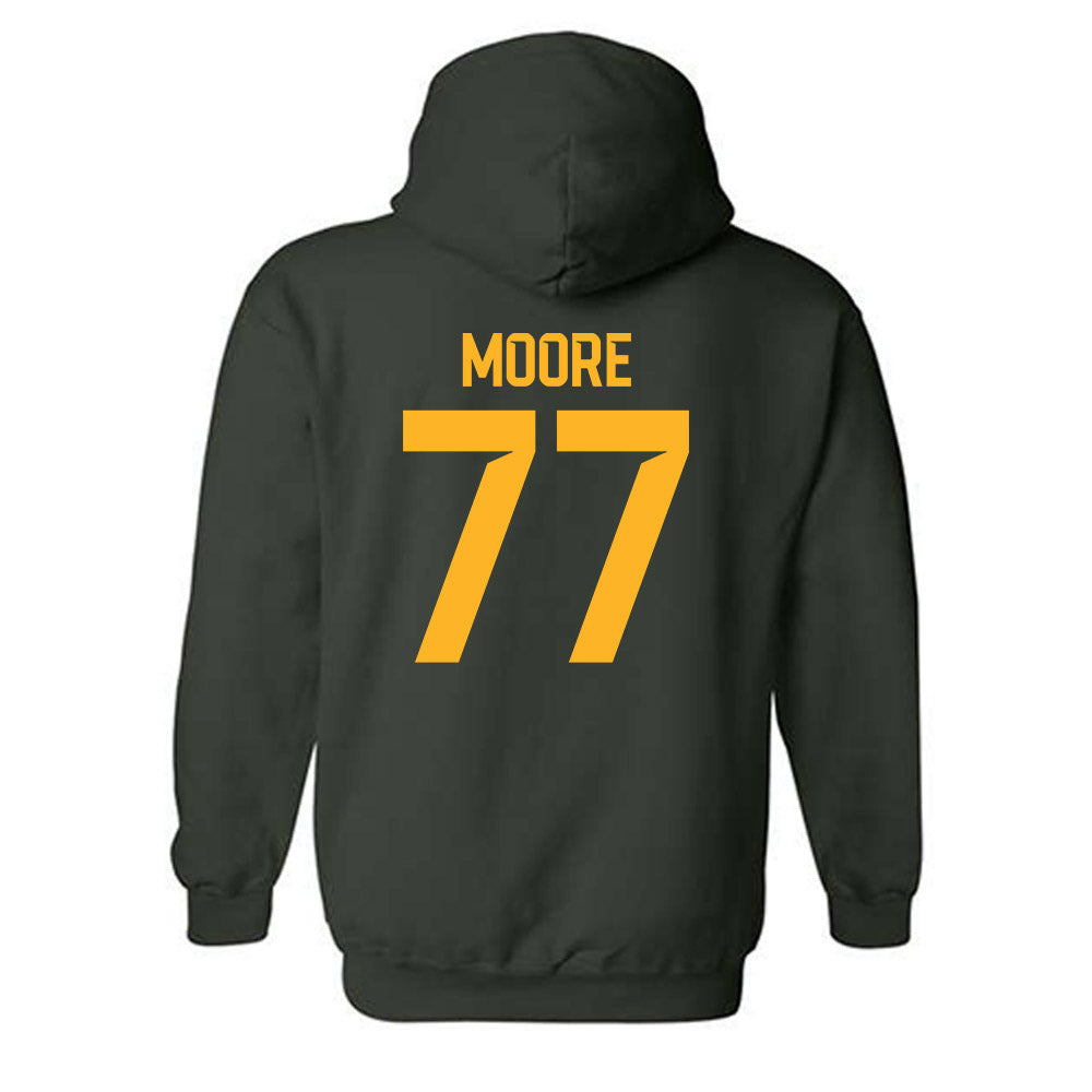 Baylor - NCAA Football : Logan Moore - Classic Shersey Hooded Sweatshirt-1