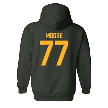 Baylor - NCAA Football : Logan Moore - Classic Shersey Hooded Sweatshirt-1