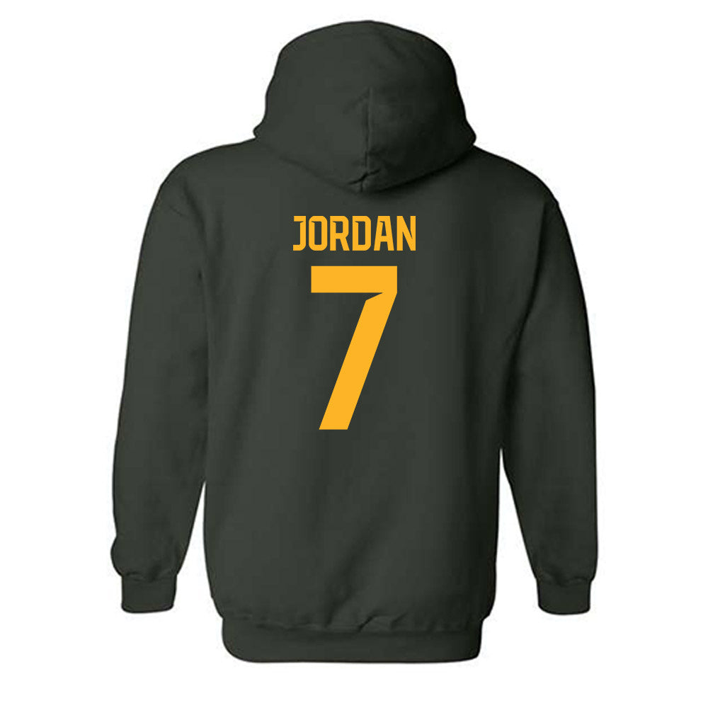 Baylor - NCAA Football : Devon Jordan - Classic Shersey Hooded Sweatshirt-1
