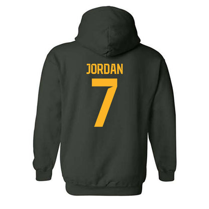 Baylor - NCAA Football : Devon Jordan - Classic Shersey Hooded Sweatshirt-1
