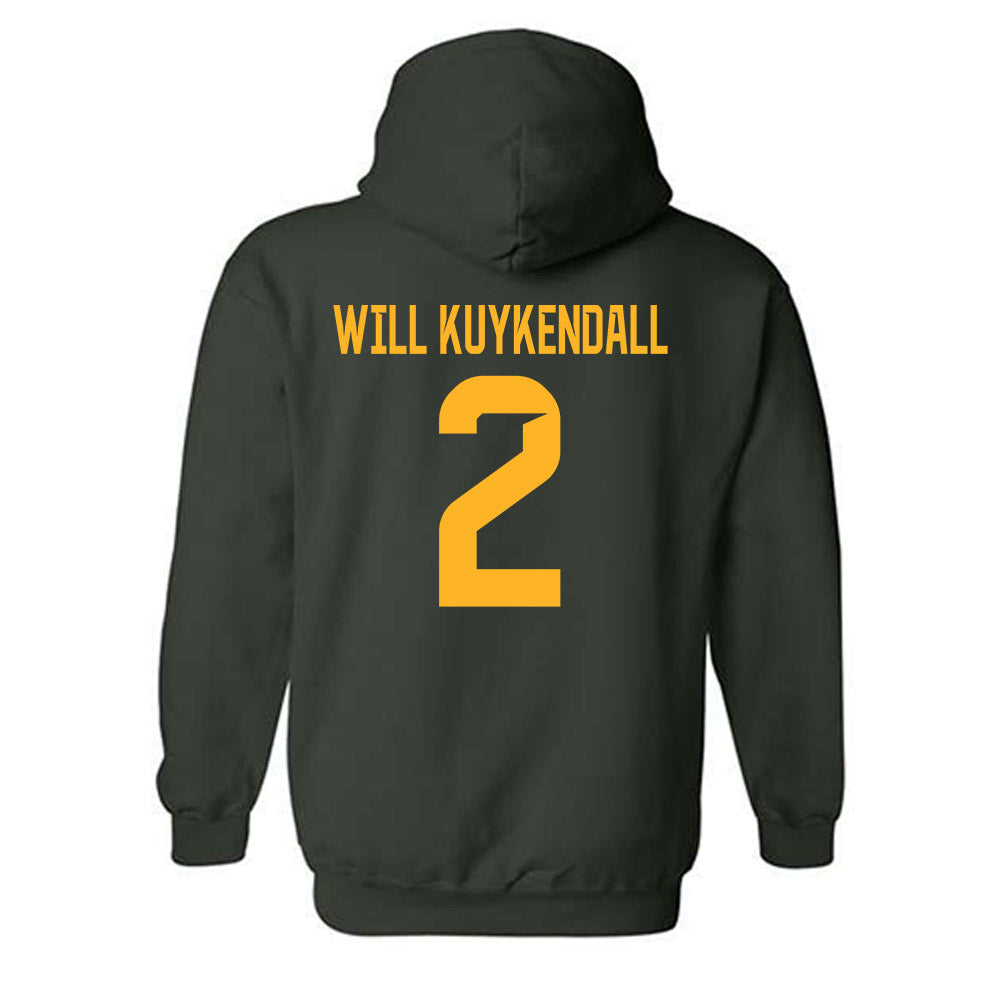 Baylor - NCAA Men's Basketball : Will Will Kuykendall - Classic Shersey Hooded Sweatshirt-1
