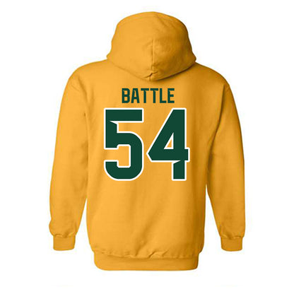 Baylor - NCAA Football : Jaelin Battle - Classic Shersey Hooded Sweatshirt-1