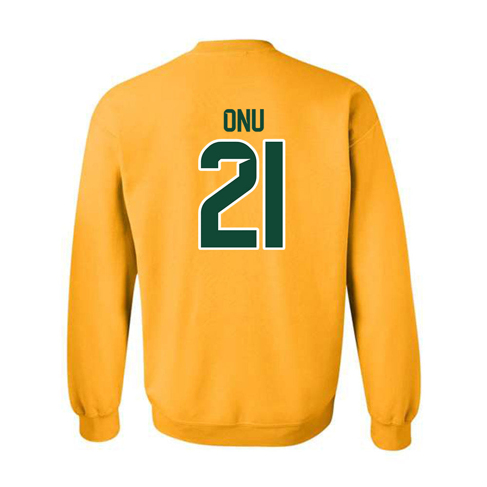 Baylor - NCAA Football : Bo Onu - Classic Shersey Crewneck Sweatshirt-1